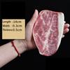 Artificial Meat PVC Simulation Steak Model Roast Pork Bacon Restaurant Barbecue Western Food Decor Fake Food Photography Props