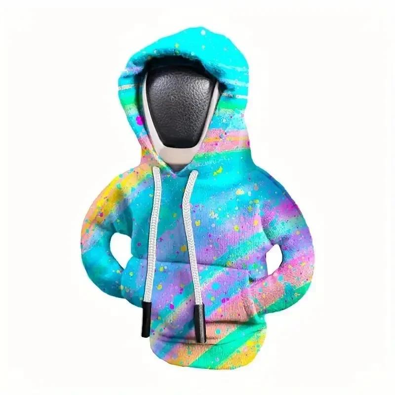 Hoodie Car Gear Shift Cover Fashion Gearshift Hoodie Car Gear Shift Knob Cover Manual Handle Gear Sweatshirt Change Lever Cover