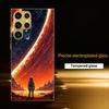 Science Fiction Protective Cover Highend Electroplating Glass PhoneCase for Samsung Galaxy S26 S25 S24 S23 S22 S21 FE,Ultra,Plus