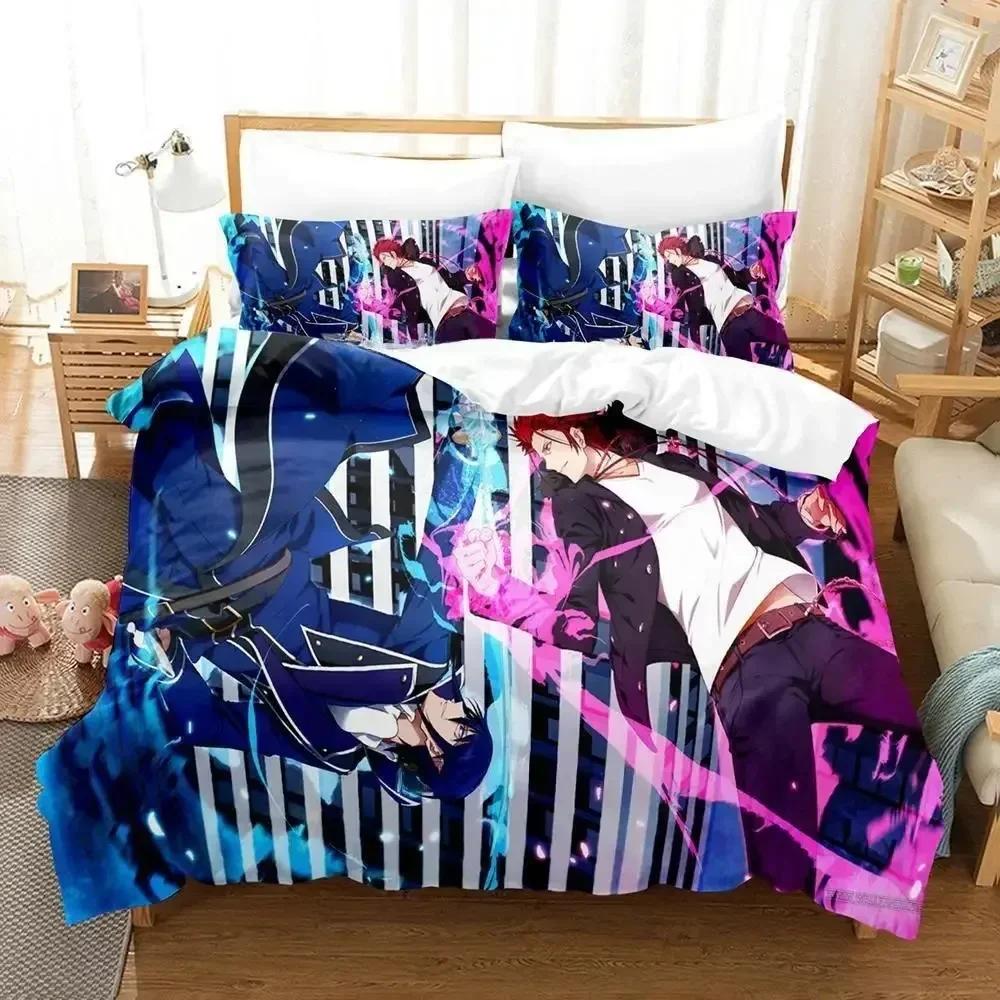 Anime K Project Mikoto Suoh No Blood! No Bone! No Ash! Bedding Set Single Twin Full Queen King Size Bed Set Adult Kid Bedroom