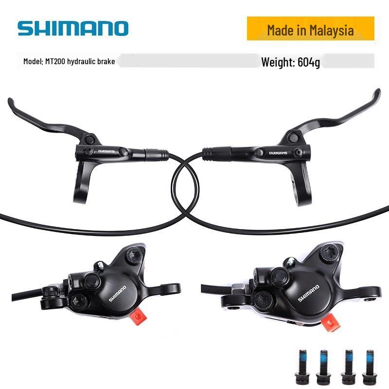 Shimano MT200 Hydraulic Disc Brake Caliper Set for Mountain Bikes