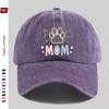 Pc DOG MOM Paw Print Baseball Cap for Women  Men  Adjustable Trucker Hat with Buckle Closure Lightweight Suitable for Outd