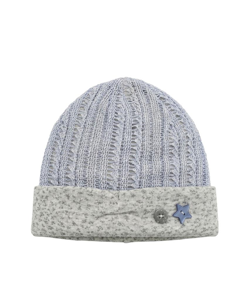 Mimdeowodeulobeu Summary Button Beanie_Baby Blue