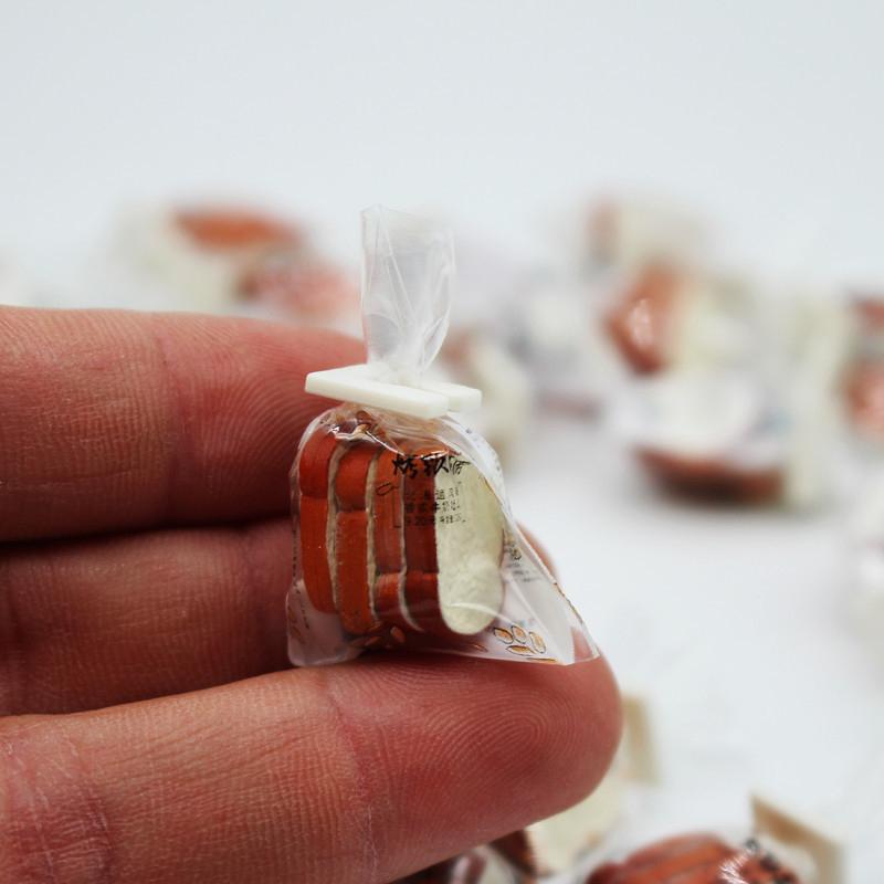 Dollhouse Miniature Mini Bag Sliced Toast Food Play Scene Model Ob11 Dollhouse Bjd белый