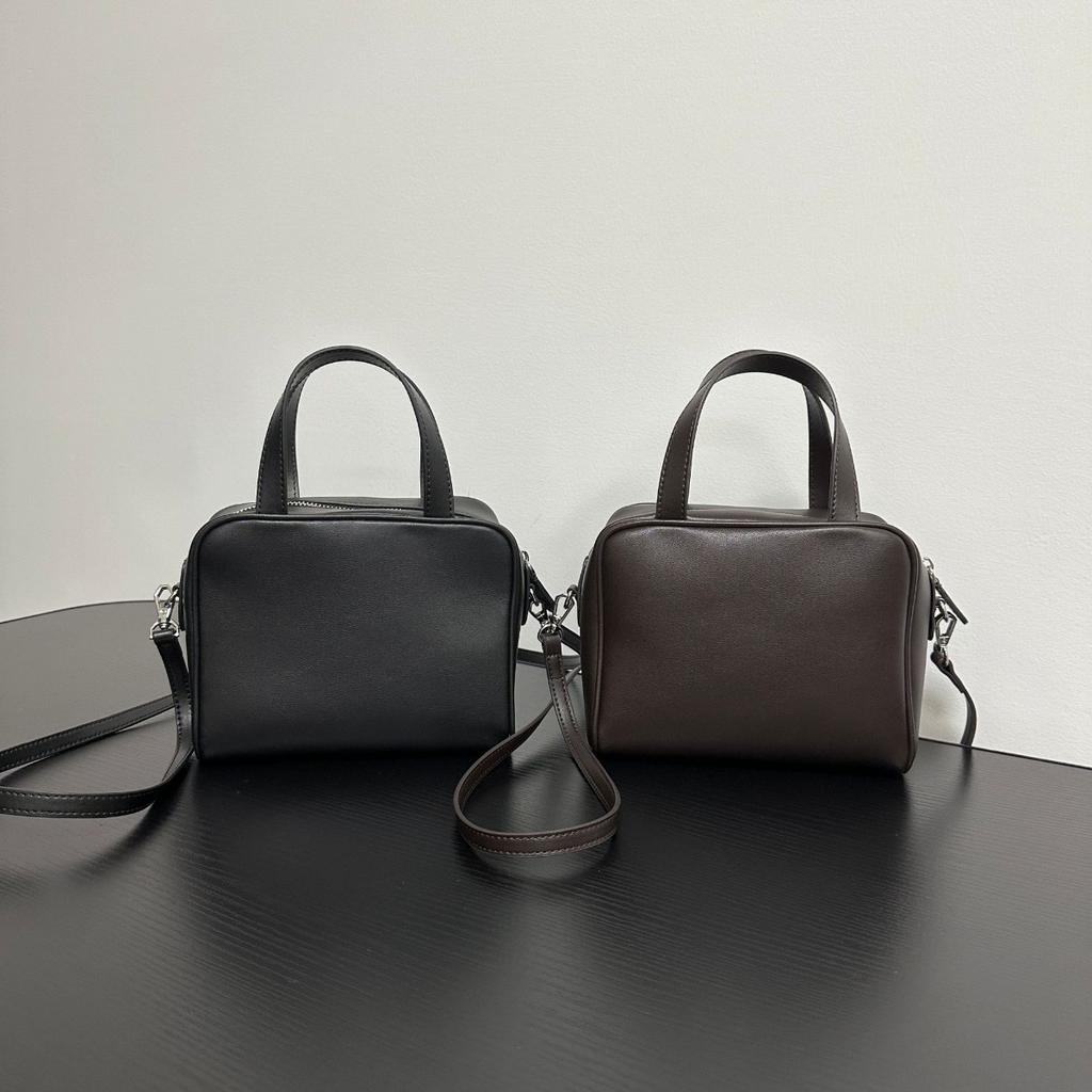 TR same Ray small square bag, leather simple portable shoulder messenger bag, tofu bag, hand carry camera bag, tote bag