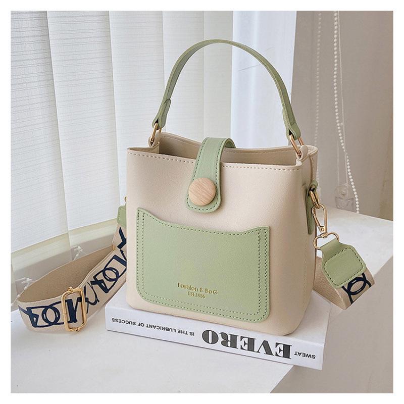 

Лето 2024 Модная женская сумка-ведро – Универсальная ручная/наплечная сумка-мессенджер в стиле интернет-знаменитости. зелёный