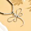 New Dragonfly Shaped Women's Design Trend Pendant Long Necklace for Daily Wear and Parties, Women's Multifunctional Accessory