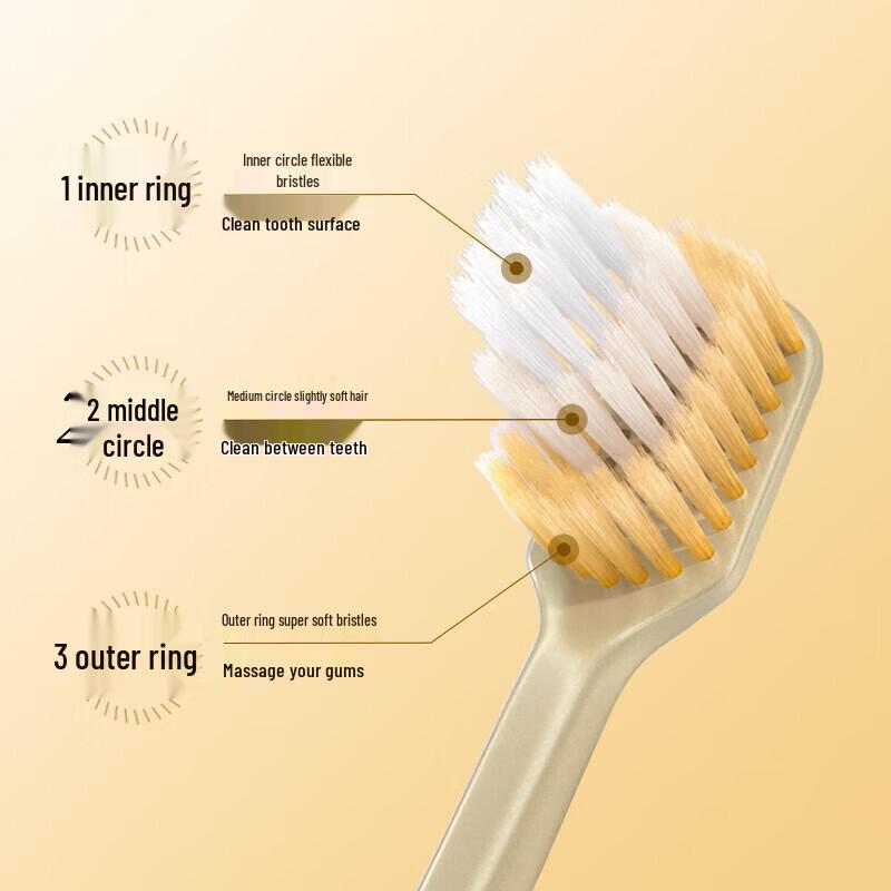 EBISU 65-Hole Comfort Wide Head Toothbrush
