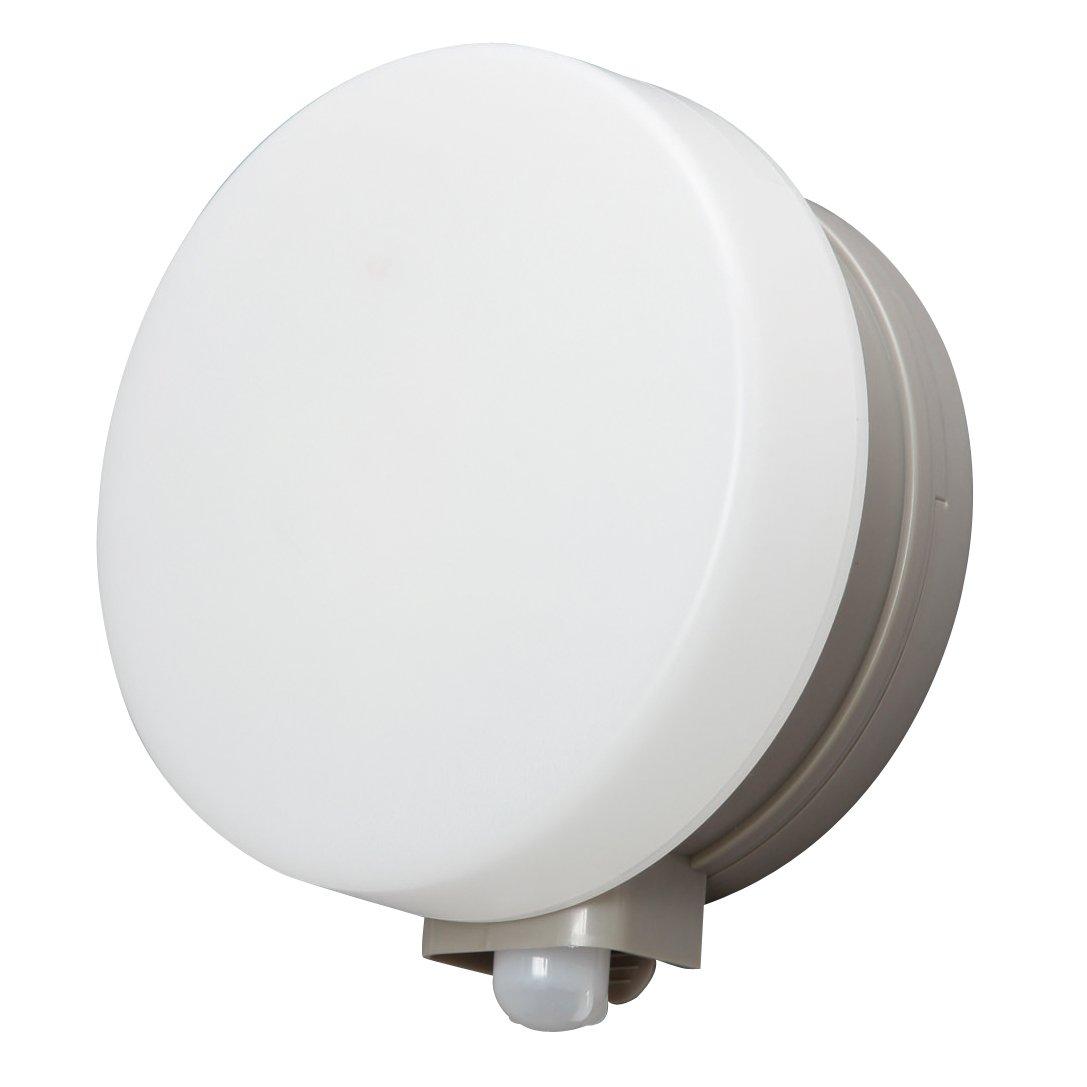

Iris Ohyama Outdoor Sensor Light Wall Type Round White BOS-WN1M-WS