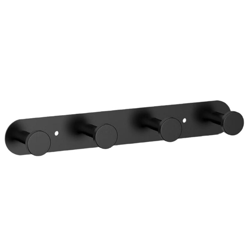 Modern Wall Mounted Coat Rack Rustproof Multiple Hooks Practical Metal Hanger For Bathroom Kitchen Living Room