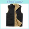 Fleece Thick Winter 2024 Men Vest Warm Sleeveless Vest Jackets Winter Male Cottonpadded Vest Coats Men Outdoors Waistcoats Mens