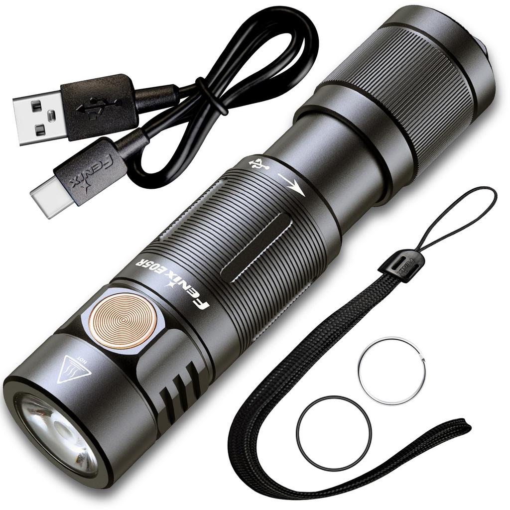 Fenix Compact Rechargeable Keychain 400 Lightweight Battery IP68 Waterproof and 78m Micro Mini Portable LED High Ideal for Outdoor Dog Night Mountain