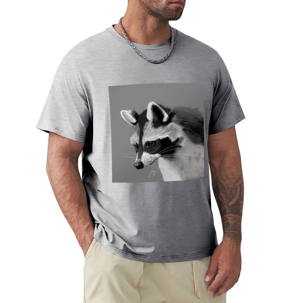 Raccoon T-Shirt sublime t shirt anime T-shirts for cotton