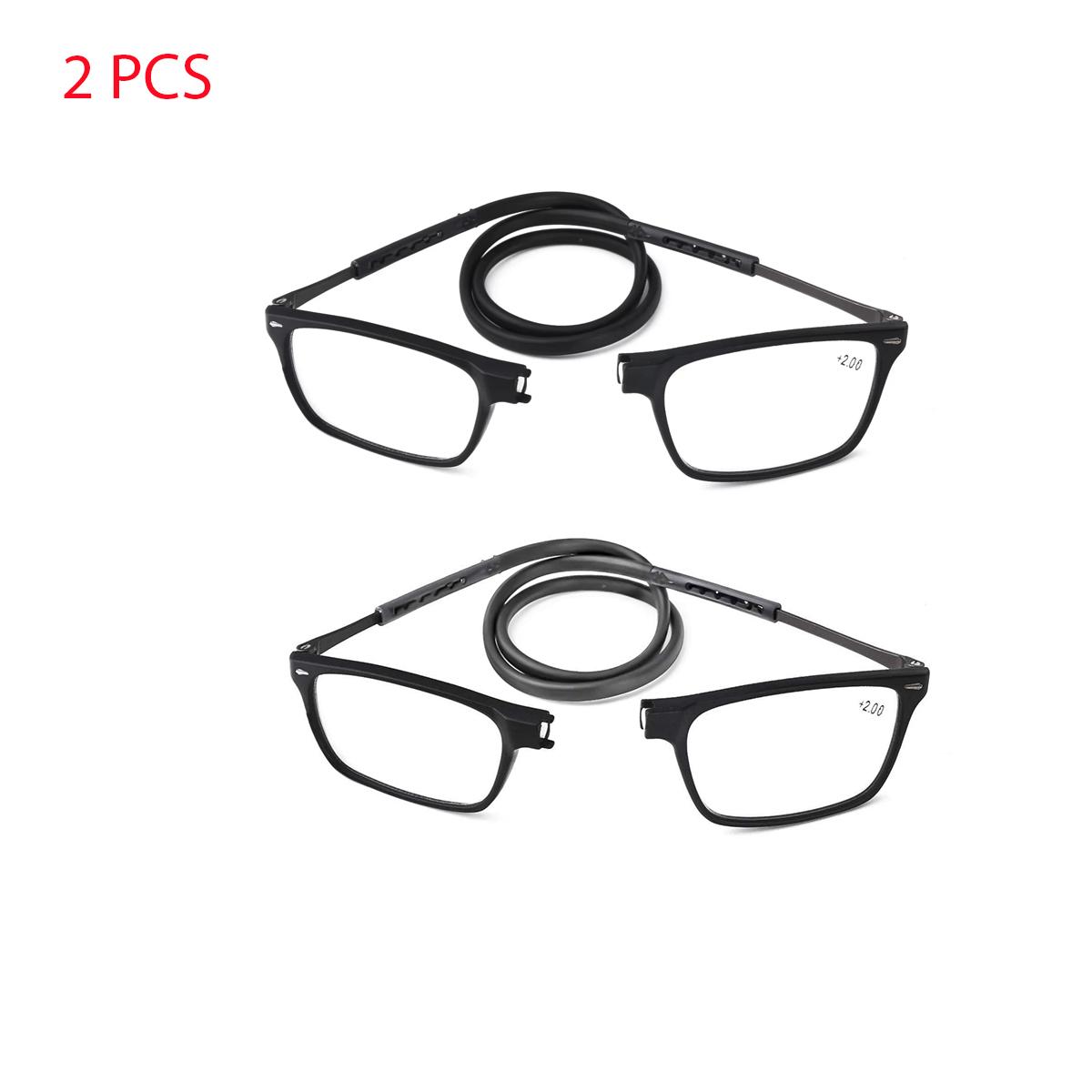 

Portable Reading Glasses High Definition Resin Fashion Folding Presbyopic Eyeglasses TR90 Material Flexible Frame Easy to Wear 2.5