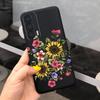 Silicon Case For Motorola Edge (2021) / Edge 5G UW (2021) Fashion Sunflower Daisy Pattern Soft Phone Cases For Edge 2021 XT2141