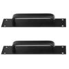 2 Pack Aluminum Alloy Door Pull Handle 7.9 Inch Long Black Sliding Door Handle 180mm Hole Center Barn Door Handles Bathroom