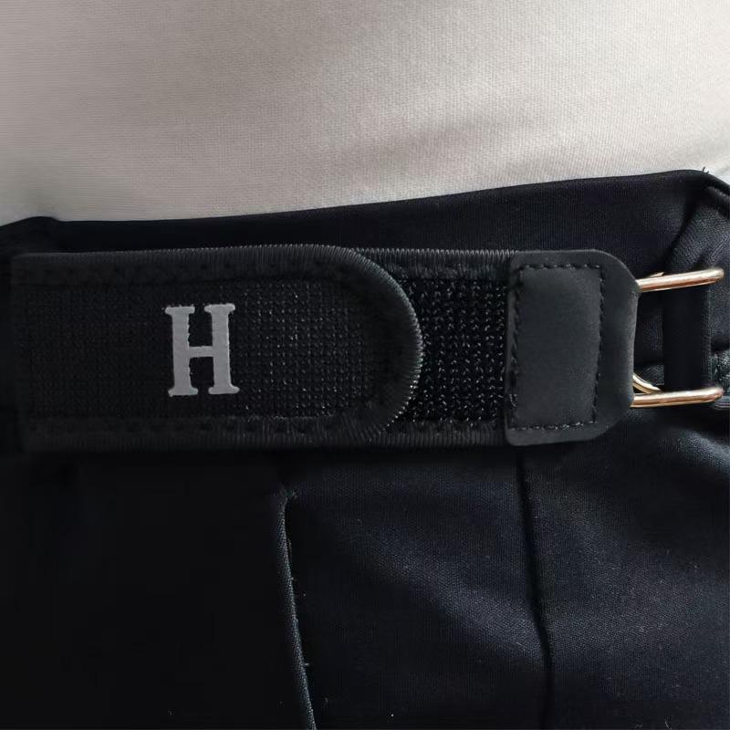 Buckleless Belt Hook Adjustable Metal Hook Elastic Belt Unisex Buckle-Free Invisible Waist Belt Closure For Outdoor Work