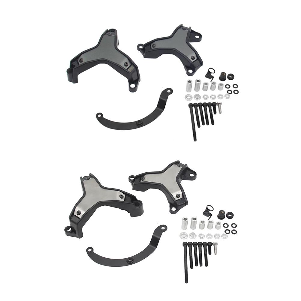 Motorschutzschutz Aluminium-Crashplatten Schutzrahmenschutzabdeckung Kompatibel für MT-09 2021 2025 Tracer 9 GT 2021