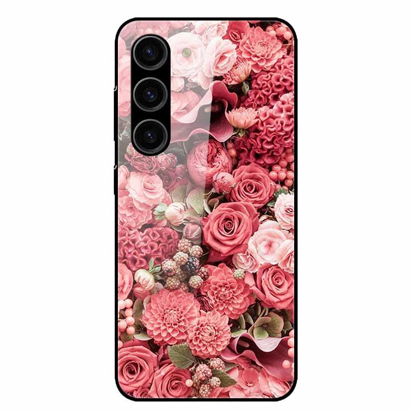 For Samsung Galaxy S25 Case Tempered Glass Hard PC Back Cover For Galaxy S 25 Plus Phone Cases S25Plus Silicone Bumper Shell Bag