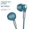 32Bit Digital 9D Super Bass Type C&3.5mm Earphones 14mm Moving Coil In Ear Headphones Magnetic BES/DAC Gamer Headset With HD Mic