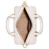 Coach Rowan 18 Metal Logo Zipper Closure Recycled Leather Handheld Shoulder Crossbody Bag Small Women Bags White CV404-IMCHK