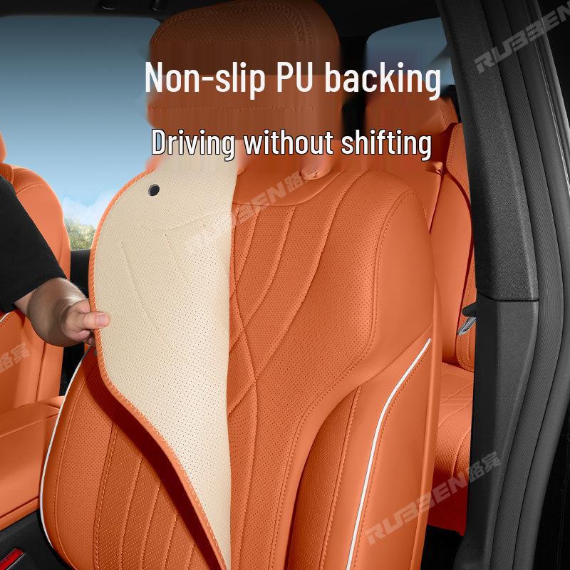Lubin All-Season Breathable Car Seat Cover for Qiyuan Q07 - Ventilated Cushion Decor