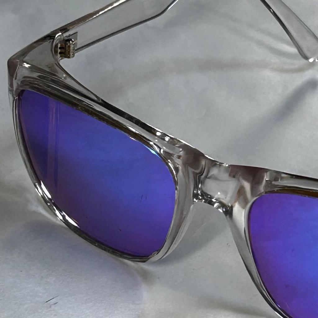 Used SWANS Sports Sunglasses UV Protection Clear Frame