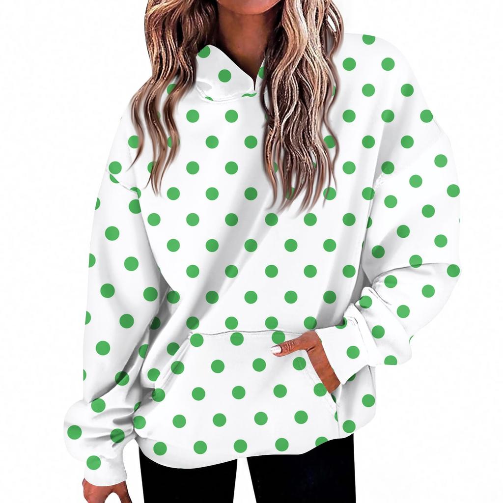 Women's Fashion Daily  Casual V-Neck Long Sleeve Printed Top