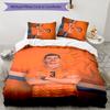 3pcs Racing Driver M-Max Verstappen Themed Duvet Cover Set, Includes 1 Duvet Cover and 2 Pillowcases,Skin-Friendly&Comfortable Fabric,Suitable Bedding