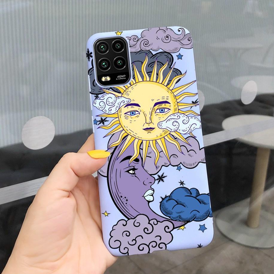 For Xiaomi Mi 10 Lite 5G Case Cute Cartoon Cow Soft-Touch Silicone Bag Back Cover For Xiomi Mi 10 Lite 5G Protector Bumper Funda