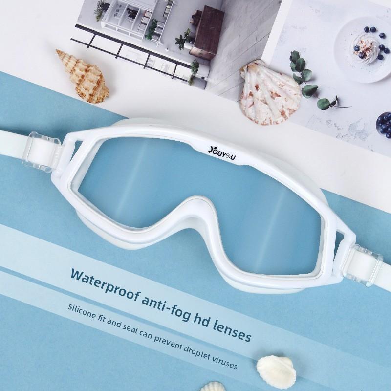 Antifog Swim Goggles With Pc Lenses For Adults And Teens Waterproof Dive Mask