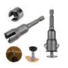 Natural Slotted Butterfly Hole Socket Wrench 65mm Hexagonal Handle Electric Screwdriver Wing Nut Socket Tool