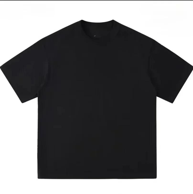 American Retro Men's Y2k Hip-hop Black Shirt 220g Retro Fashion Men's and Women's Streetwear