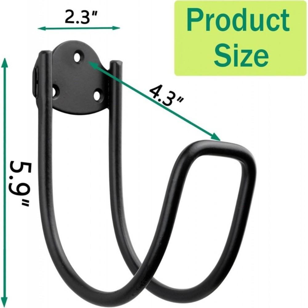 Iron Metal Garden Hose Holder Wall Mounted Compact Water Hose Holder Easy Installation Garden Water Pipe Hook