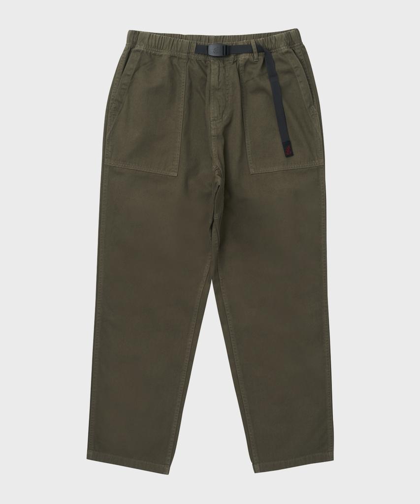 Geulamichi Loose Tapered Ridge Pants Dusky Olive