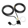 Professional 4 Pin 5 Wire Trailer Wiring Harness 26Ft With PVC Coating Protection For Campers Trailers