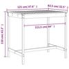 VidaXL Garden Bar Set 5 Pcs Grey Solid Pine Wood, Pub Set, Patio Bar Set, Table Set 3157777