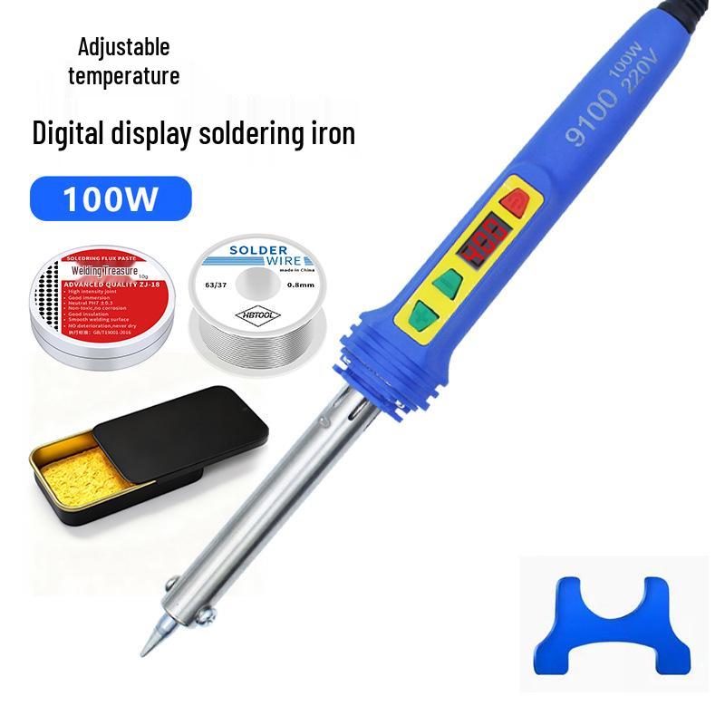 200W Industrial-Grade Electric Soldering Iron - High Power, 600° Temperature Controlled for Precision Repair and Welding.