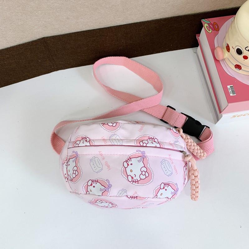 Sac Poitrine Enfant My Melody Extérieur Imperméable en Nylon pour l'École, les Voyages et l'Usage Quotidien