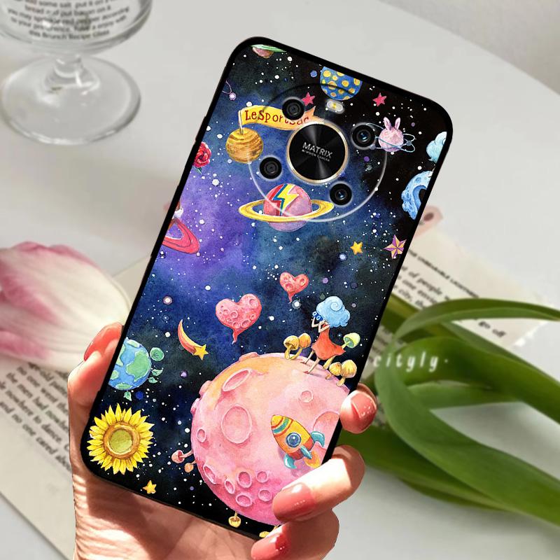 For Honor Magic4 Lite 5G Case ANY-LX1 LX2 LX3 Silicone TPU Soft Phone Cover For Honor Magic 4 Lite Bumper Fundas Fashion Luxury