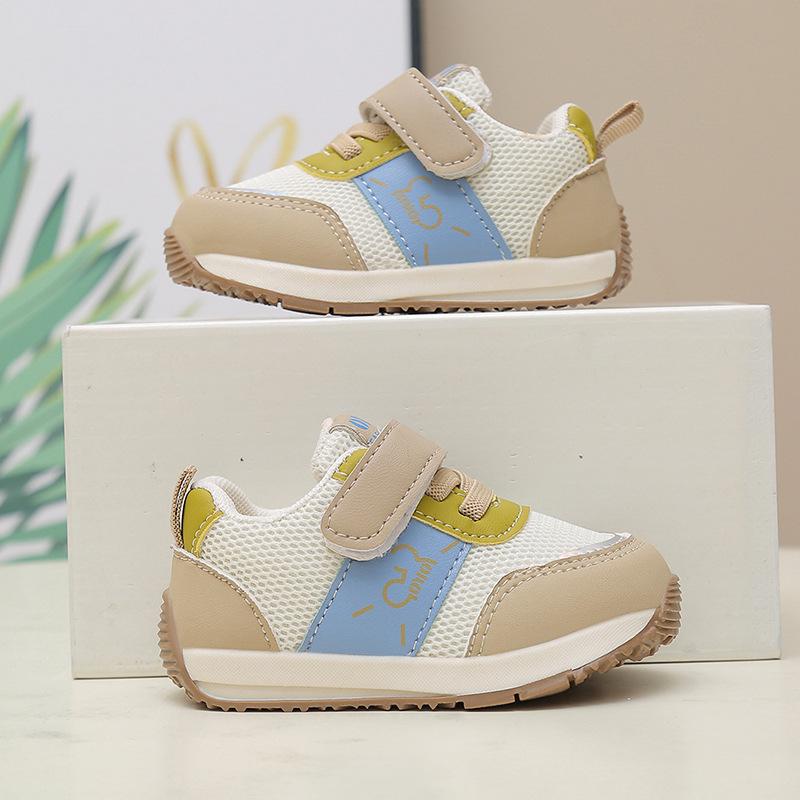 

Spring New Arrivals: Infant & Toddler Unisex Non-slip Double Mesh Shoes with Soft Sole Size 17 - Inside length 12.5cm хакі
