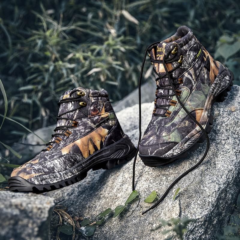 Fashionable Men's Tactical Boots, Sports Hiking Shoes, Work Safety Shoes, Men's Outdoor Off-road Hiking Shoes