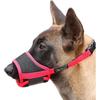 Hundemaulkorb Hundemaulkörbe Atmungsaktives Netz Und Strapazierfähiger Nylon-Hundemaulkorb Mit Verstellbarer Schlaufe Und Weichem Polster Hundetraining Maulkorb Verhindern Für Bellen Beißen A