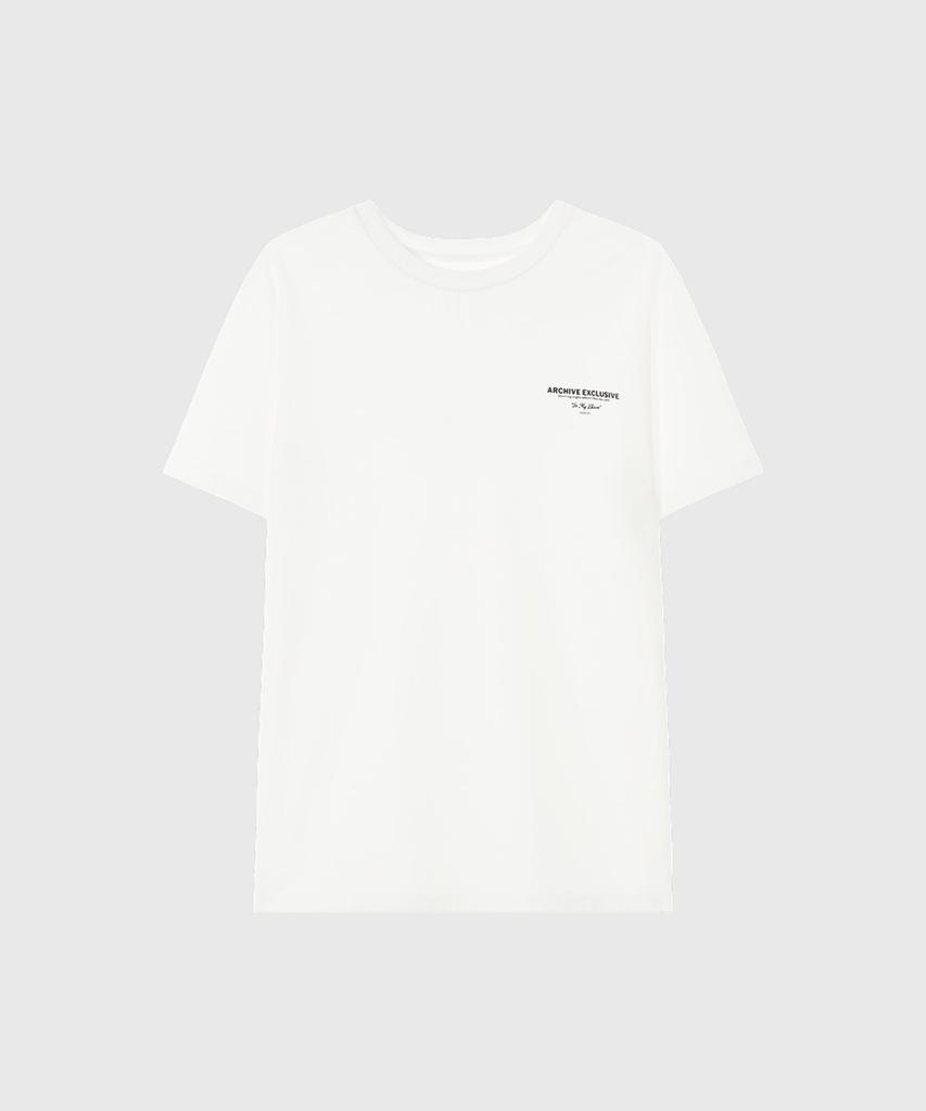 Lugkaeseuteu [Unisex] Avel Archive Signature T-Shirt_White