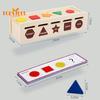 1 Set Color Sort Toys Shape Pairing Puzzle Set Cognition Ability Multifunctional Color Sort Toys for Toddlers