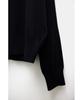 YOUTH Hidden Button Round Neck Cardigan - Black