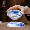 Jingdezhen Hand-painted Blue & White Ceramic Tea Strainer
