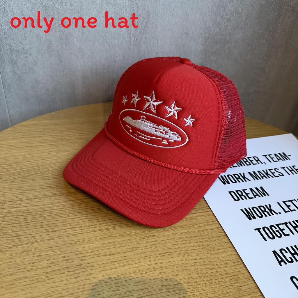Street Style Embroidered Baseball Cap With Adjustable Fit For Summer Outdoor Activities