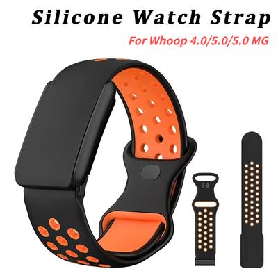 Für Whoop 4.0/5.0 Uhrenarmbänder Weiche Silikonbänder Kompatibel für WHOOP ONE Armband Fitness-Tracker Whoop Life EKG-Armbänder