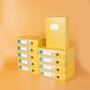 10pcs A4 Colorful File Boxes - Durable Thick Plastic Document Organizers for Contracts, Accounting Receipts & Office Supplies